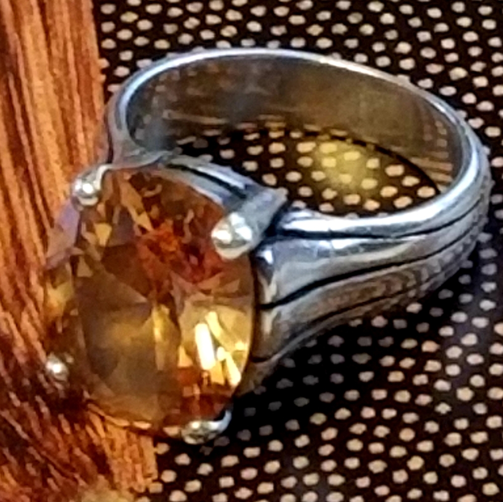 Rare Silpada Sterling Silver & Zirconia Ring - Picture 11 of 14